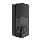 SmartCode Venetian Bronze Single Cylinder Electronic Deadbolt featuring SmartKey Security and Juno PassaKnob