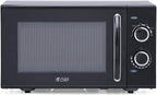 Commercial Chef Counter Top Rotary Microwave Oven 0.9 Cubic Feet, 900 Watt, Black, CHMH900B