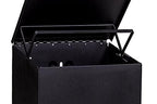 Standard Dog Waste Station / Tie_Handle Roll_Square Can(Matte Black)