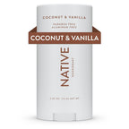 Native Deodorant | Natural Deodorant for Women and Men, Aluminum Free with Baking Soda, Probiotics, Coconut Oil and Shea Butter | Coconut &amp; Vanilla