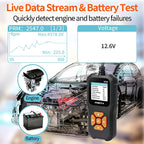 Car OBD2 Scanner Check Engine Light Fault Code Reader Battery VoltaRead Tool For All OBD II Protocol Vehicles Since 1996 Color Screen V318