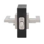 Halifax Square Satin Nickel Privacy Bed/Bath Door Lever