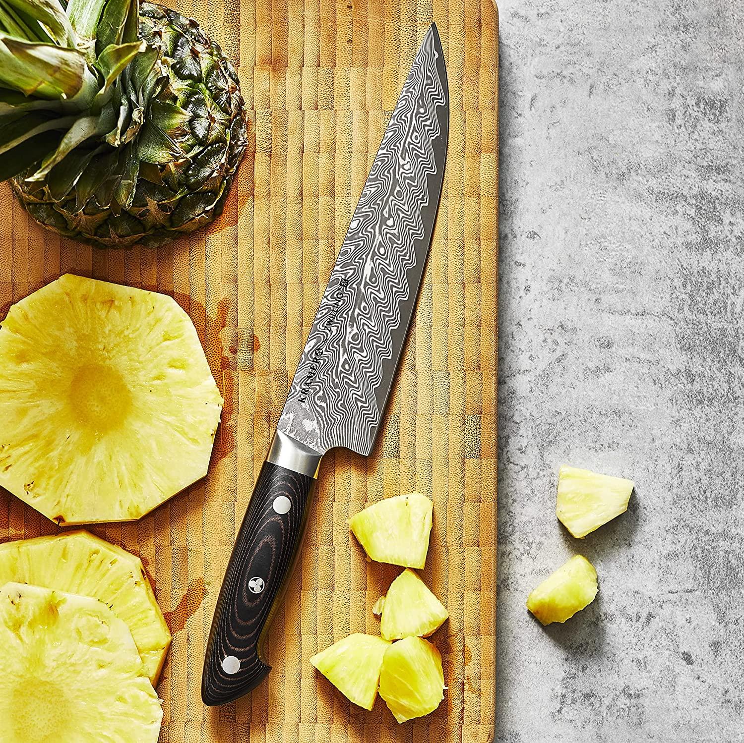 KRAMER by ZWILLING EUROLINE Damascus Collection 8-inch Narrow Chef's Knife