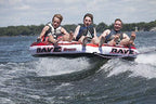 Rave Sports 3 Person Warrior Boat, Red