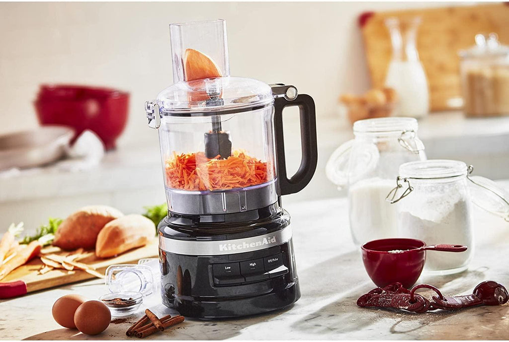 KitchenAid KFP0718OB Easy Store Food Processor, 7 Cup, Onyx Black