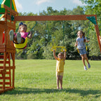 Backyard Discovery Tucson Cedar Wooden Swing Set