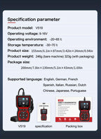 2023 Car Scanner: Obd2 Diagnostic Tool for Engine Fault Detection &amp; Removal, Battery VoltaReading &amp; Data Stream