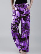 Tie-dye Printed Casual Trousers
