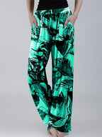 Tie-dye Printed Casual Trousers