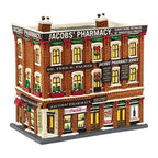 Dept 56 Department 56 Christmas in City VillaJacobs Pharmacy Lit House, 8.07"