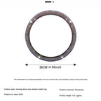 Sparkle And Shine: Universal Artificial Diamond Car Steering Wheel Cover Set