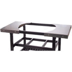 Cart with Basket and  Steel Side Shelves, Oval JR 200