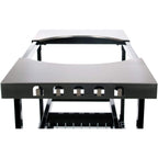 Cart with Basket and  Steel Side Shelves, Oval JR 200
