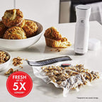 ZWILLING Fresh & Save 20-pc Medium Vacuum Sealer Bags, 1 Gallon Reusable Sous Vide Bags, Meal Prep