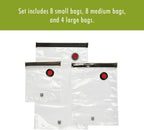ZWILLING Fresh & Save 20-pc Assorted Sizes Vacuum Sealer Bags, Sous Vide Bags