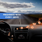 Air Jungles Eleu Pomelo Scent Car Air Freshener Clip, 6 Car Freshener Vent Clips, 4ml Each, Long Lasting Air Freshener for Car, Up to 180 Days Car Refresher Odor Eliminator