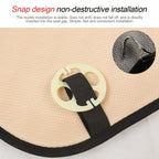 Upgrade Your Car With This Soft And Stylish Plaid Car Seat Cover And Memory Foam Cushion!