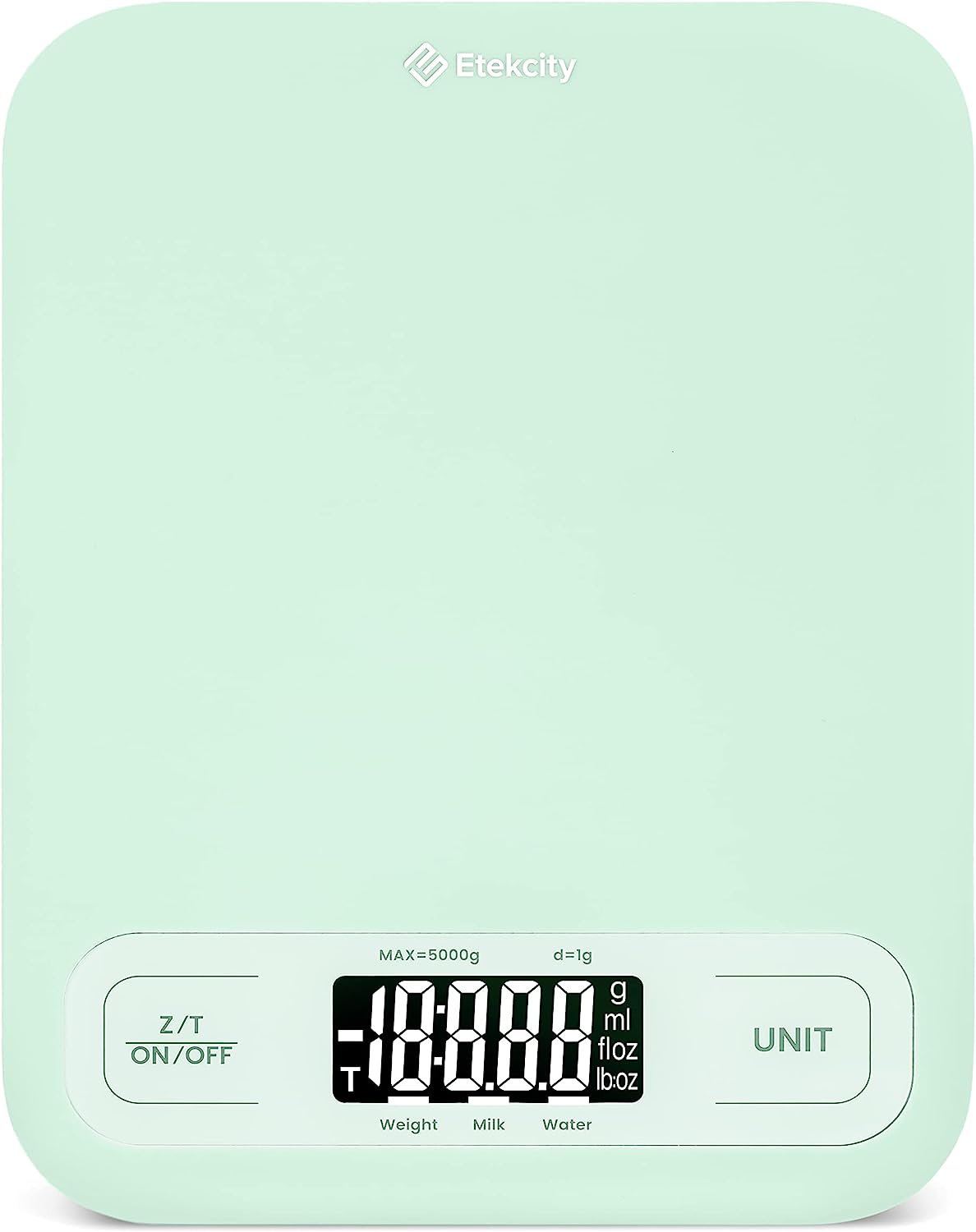 Etekcity Food Kitchen Scale, Digital Grams and Ounces for Weight Loss, Baking, Cooking, Keto and Meal Prep, Large, Green
