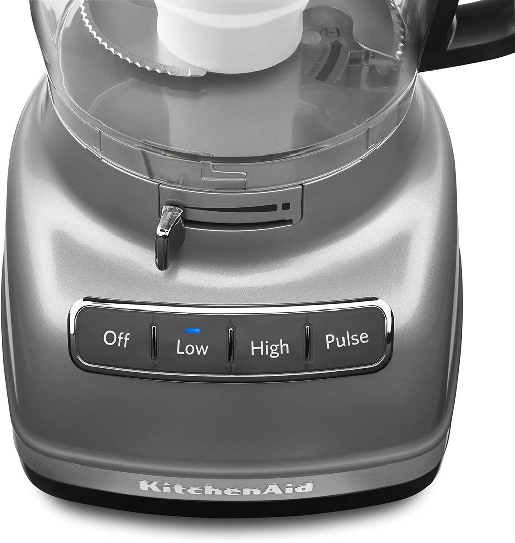 KitchenAid KFP1133CU 11-Cup Food Processor with ExactSlice System - Contour Silver
