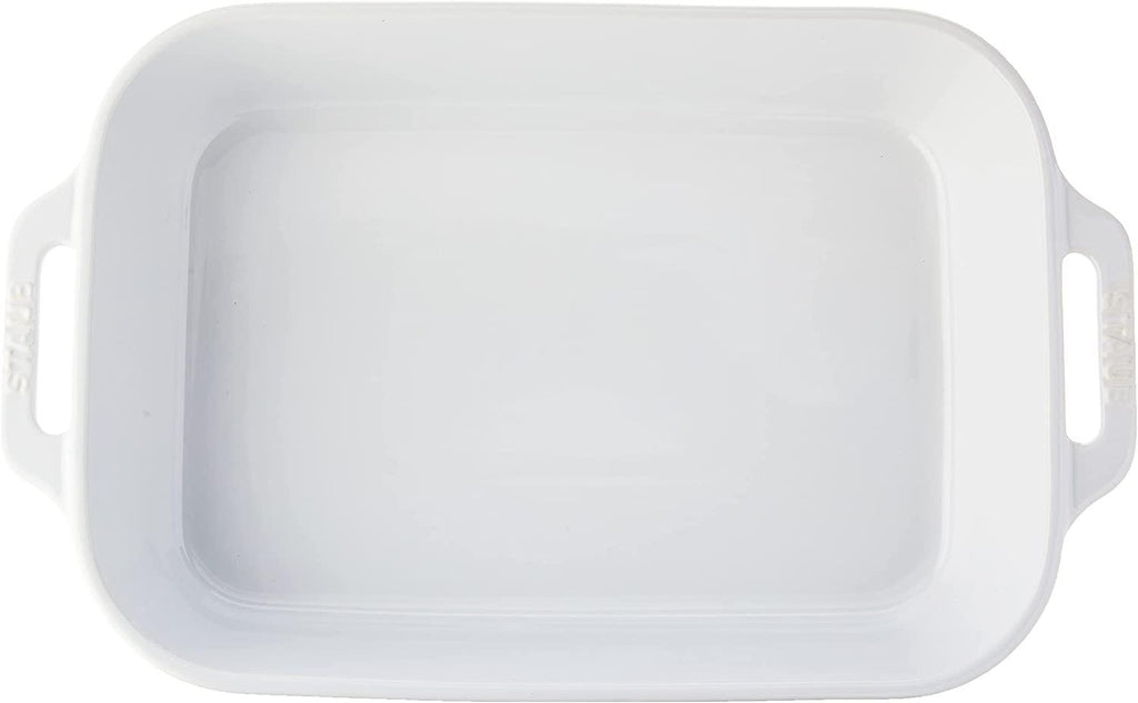 STAUB - 40508-597 STAUB Ceramics Rectangular Baking Dish, 13x9-inch, White