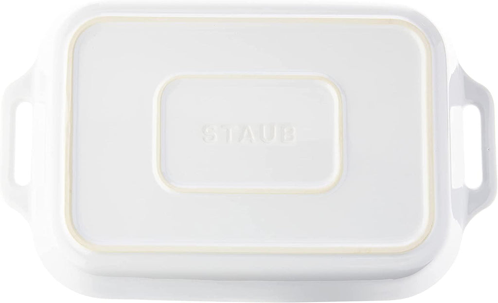 STAUB - 40508-597 STAUB Ceramics Rectangular Baking Dish, 13x9-inch, White