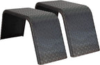 Trailer Fender 14 GauSteel Diamond Plate | 32" x 10" x 13" | Axle Trailer Fender | Trailer Fenders (2 Fenders) | Made in USA