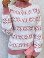 Fashion Striped Round Neck Long Sleeve Casual Pullover