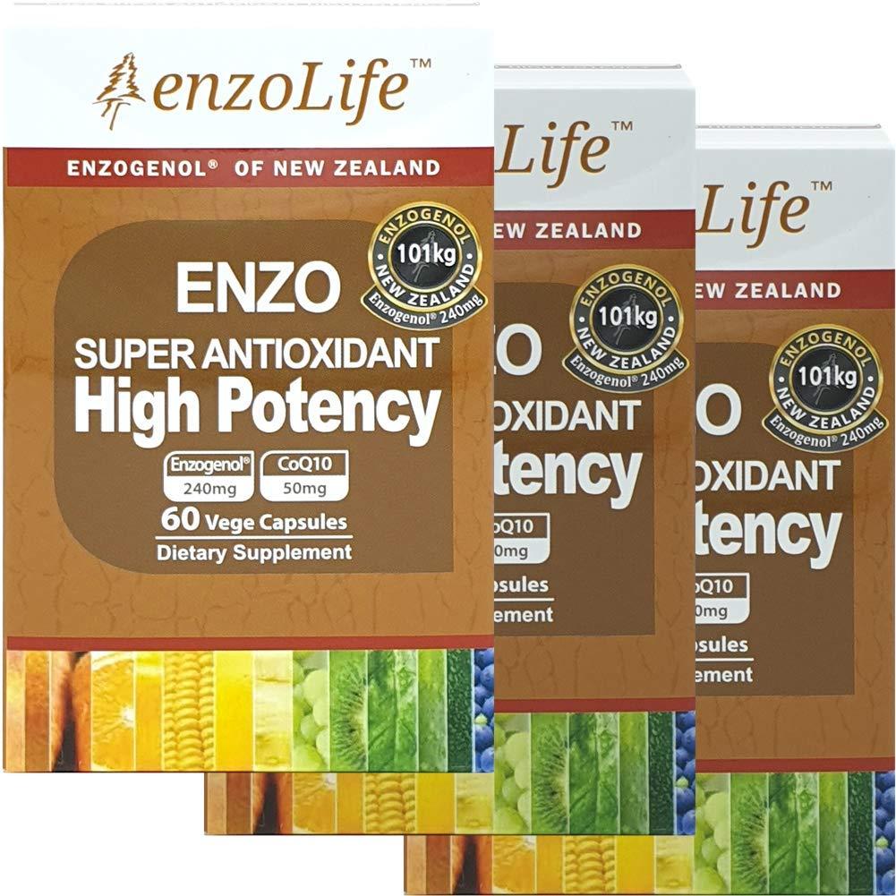 CoQ10 Super Antioxidant Supplement High Potency 60Capsule Supports Overal Health (3 Bottle)