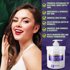 Advanced Clinicals Collagen Cream + Hyaluronic Acid Lotion Moisturizer Face &amp; Body Skin Care Set. Collagen Lotion Restores Sagging Skin &amp; Hyaluronic Acid Anti Aging Cream Hydrates Dry Skin, 2-Pack