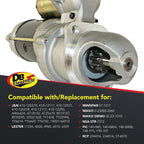 DB Electrical 410-12117 Starter Compatible With/Replacement For  UT40 1975-1981, UT60 1979-1983, 302A 1974-1981, 310A 1976-1983, 401C 1974-1982, 410 1974-1984 AT18150, TY1458, 6570N