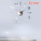 Unique 3D Mirror Wall Clock - Add a Modern Touch to Your Home Decor!