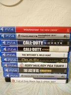 Playstation 4 with 10 games and extra wireless controller with original box Sony