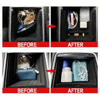 3PCS Center Console Organizer Tray Fit For Tesla Model 3/Y 2023 2023 2023 Armrest Hidden Cubby Drawer StoraBox Interior Accessories (Flocked)