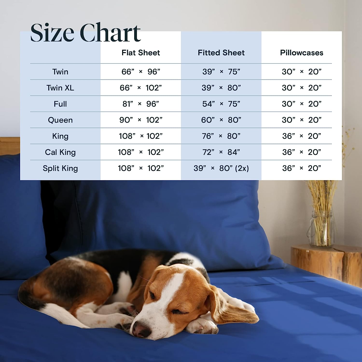 LuxClub 7 PC Split King Sheet Set Bamboo Sheets Deep Pockets 18" Eco Friendly Wrinkle Free Cooling Sheets Machine Washable Hotel Bedding Silky Soft - Navy Split King