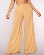 women see through sheer mesh pants beach swimsuit bikini bottom cover up
