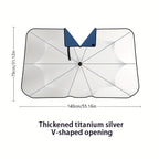 2023 Car Sun Umbrella: Innovative Telescopic Sun Visor for Heat Insulation &amp; Shade Protection!