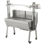 25W 132 Lbs  Lamb BBQ Roaster Rotisserie Spit Barbecue Chicken 9 Grill