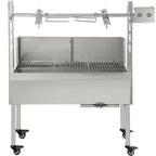 25W 132 Lbs  Lamb BBQ Roaster Rotisserie Spit Barbecue Chicken 9 Grill