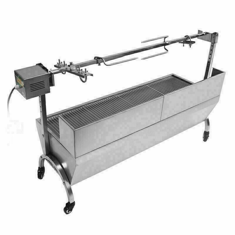 46" LarSpit Roaster Rotisserie Pig Lamb Roast BBQ Picnic Outdoor Cook Grill