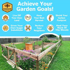 Hoover Hives 8 Frame Langstroth Beehive Dipped in Beeswax Includes Wooden Frames & Waxed Foundations (2 Deep Boxes, 1 Medium Box)(Fully Assembled)
