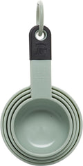 KitchenAid KE058OHPIA Classic Measuring Cups, Set of 4, Pistachio/Black