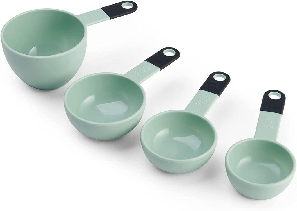 KitchenAid KE058OHPIA Classic Measuring Cups, Set of 4, Pistachio/Black