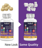 NuBest Tall Kids - Helps Kids Grow & Develop Healthily - Immunity & Bone Strength Support - Multivitamins & Minerals for Kids Ages 2 to 9 - 90 Chewable Berry Tablets - Fun Animal Shapes (Pack of 12)