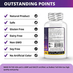 NuBest Tall Kids - Helps Kids Grow & Develop Healthily - Immunity & Bone Strength Support - Multivitamins & Minerals for Kids Ages 2 to 9 - 90 Chewable Berry Tablets - Fun Animal Shapes (Pack of 6)