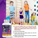 NuBest Tall Kids - Helps Kids Grow & Develop Healthily - Immunity & Bone Strength Support - Multivitamins & Minerals for Kids Ages 2 to 9 - 90 Chewable Berry Tablets - Fun Animal Shapes (Pack of 6)