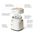 1.5QT Ice Cream Maker with TouchActivated Display, White Icing by Drew Barrymore