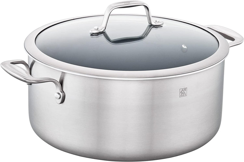 ZWILLING Spirit 3-ply 8-qt Stainless Steel Ceramic Nonstick Stock Pot