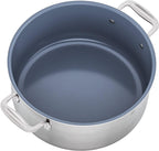 ZWILLING Spirit 3-ply 8-qt Stainless Steel Ceramic Nonstick Stock Pot