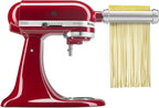 KitchenAid KSMPCA Pasta Cutter Attachment Set (2 Piece), One Size, Silver