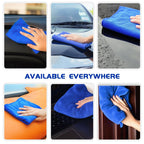 10pcs Microfiber Car Cleaning Towel Automobile Motorcycle Washing Glass Household Cleaning Small Towel